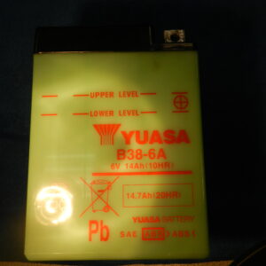 akumulátor YUASA B38-6A  6V14Ah