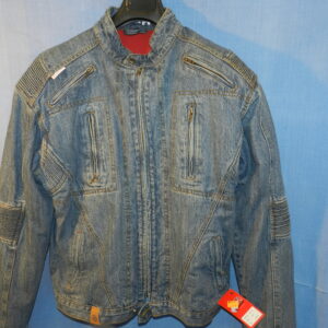 textilní bunda JEANS RED ROUTE