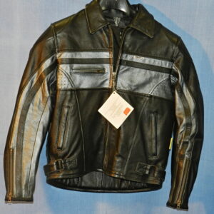 černá kožená bunda 42