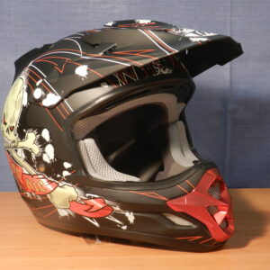 přilba THH TX22 Matte Skull lebka s hnáty