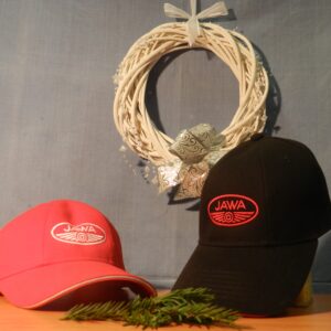 kšiltovka Jawa černá/červená